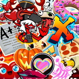 Assorted Fortnite Stickers icon